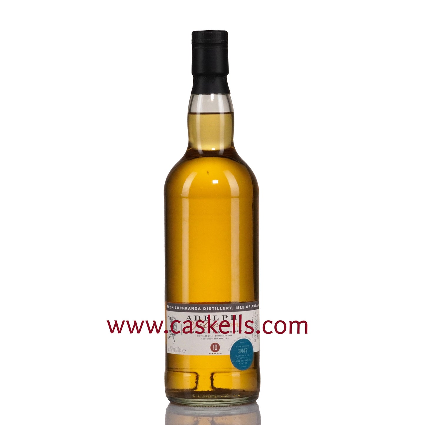 Adelphi Selection - Lochranza, Isle of Arran 10y, 1st Fill Bourbon (Peated) 2014, 57.1%, 230b
