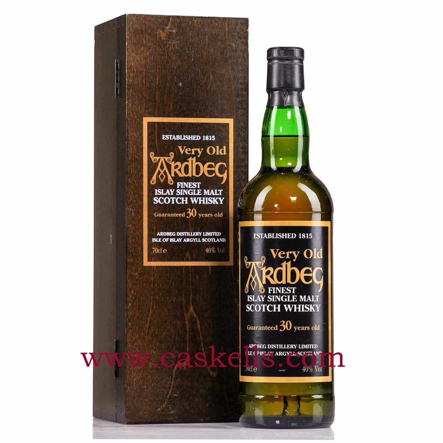 Ardbeg - 30y, "Very Old", 40% Abv, peated Islay single malt scotch whisky