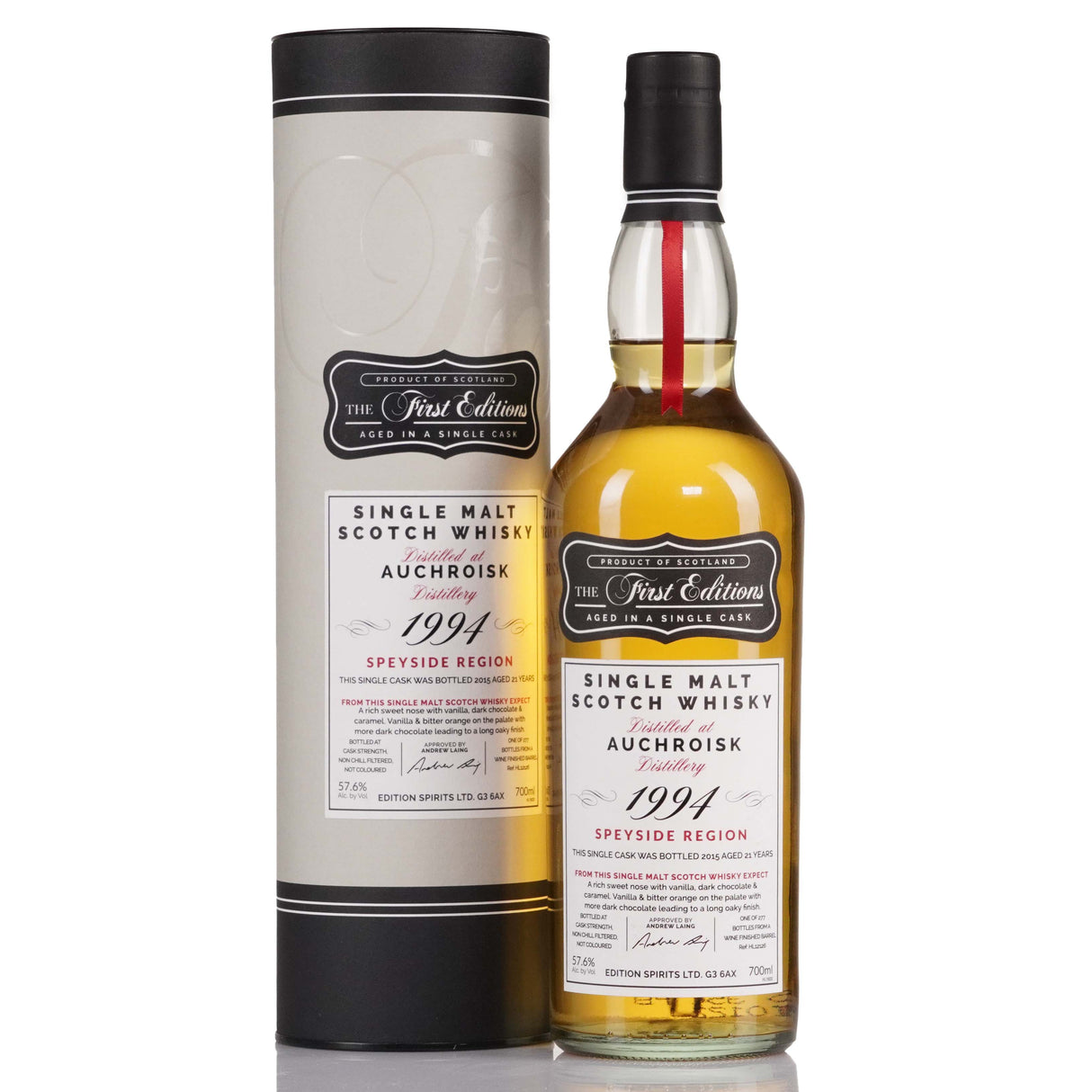 The First Editions - Auchroisk 21y, 1994, 57.6%, 277b