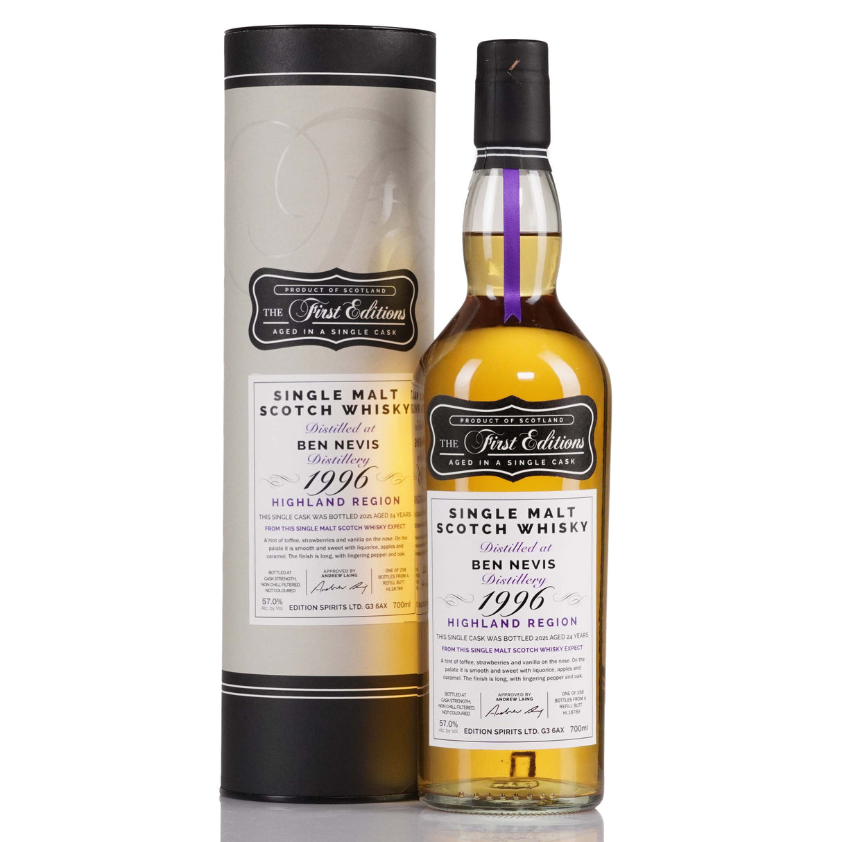 The First Editions - Ben Nevis 24y, 1996, 57%, 258b