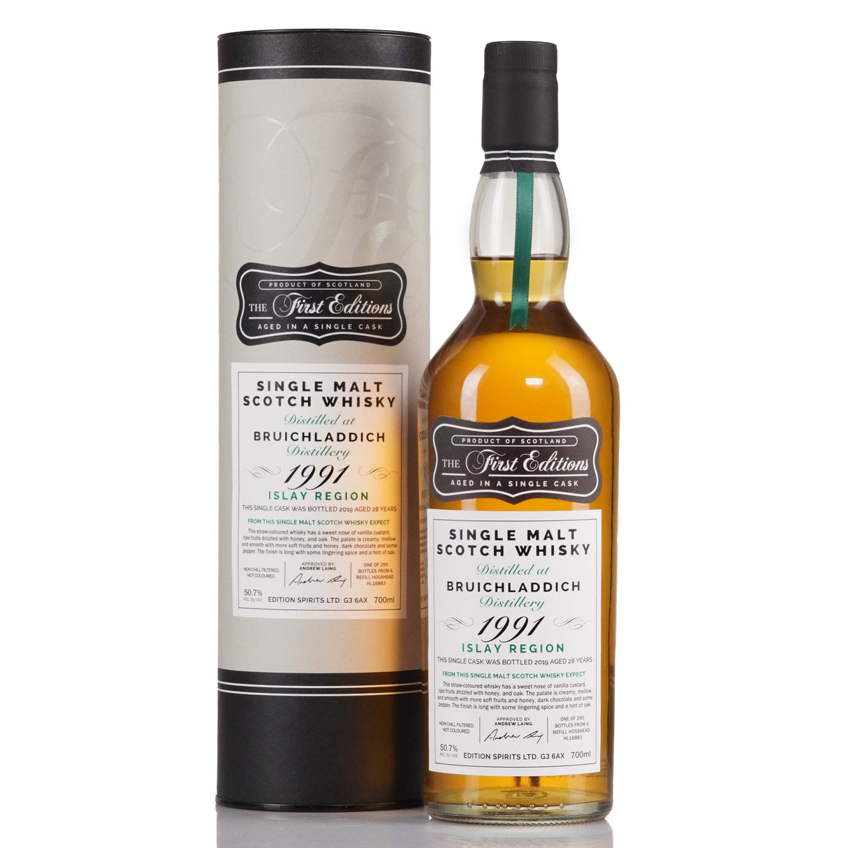 The First Editions - Bruichladdich 28y, 50.7%, 1991, 295b