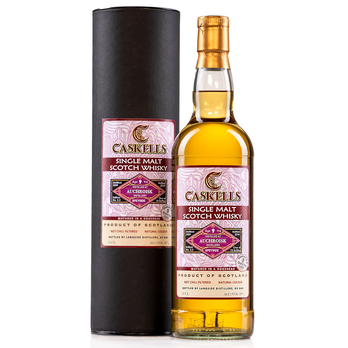 Caskells - Auchroisk 9y, 2009, 46%, 74b