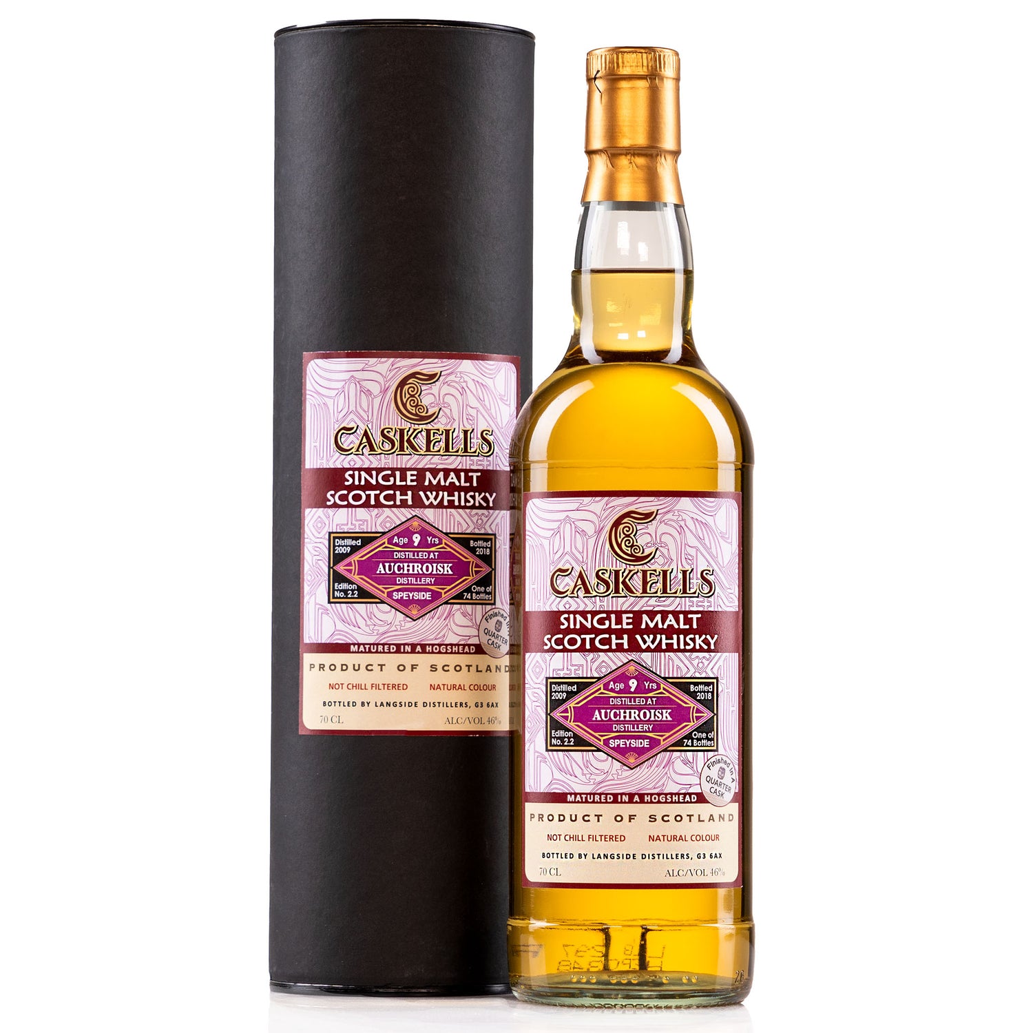 Caskells - Auchroisk 9y, 2009, 46%, 74b