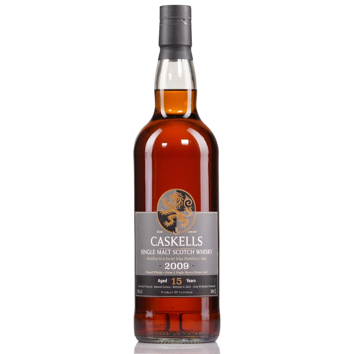 Caskells - Secret Islay 15y, 2009, 50%, 93b, Peated Single Malt Scotch