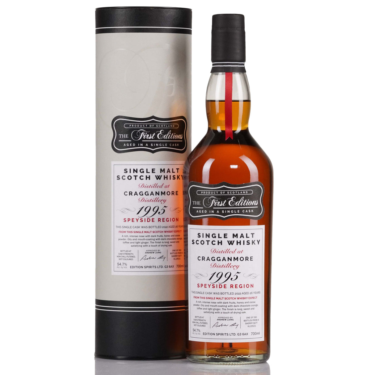 The First Editions - Cragganmore 26y, 1995, 54.7%, 590b