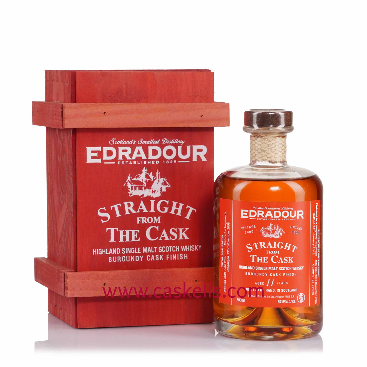 Edradour - Straight From The Cask, 11y, 2000, 57.5%, 500ml