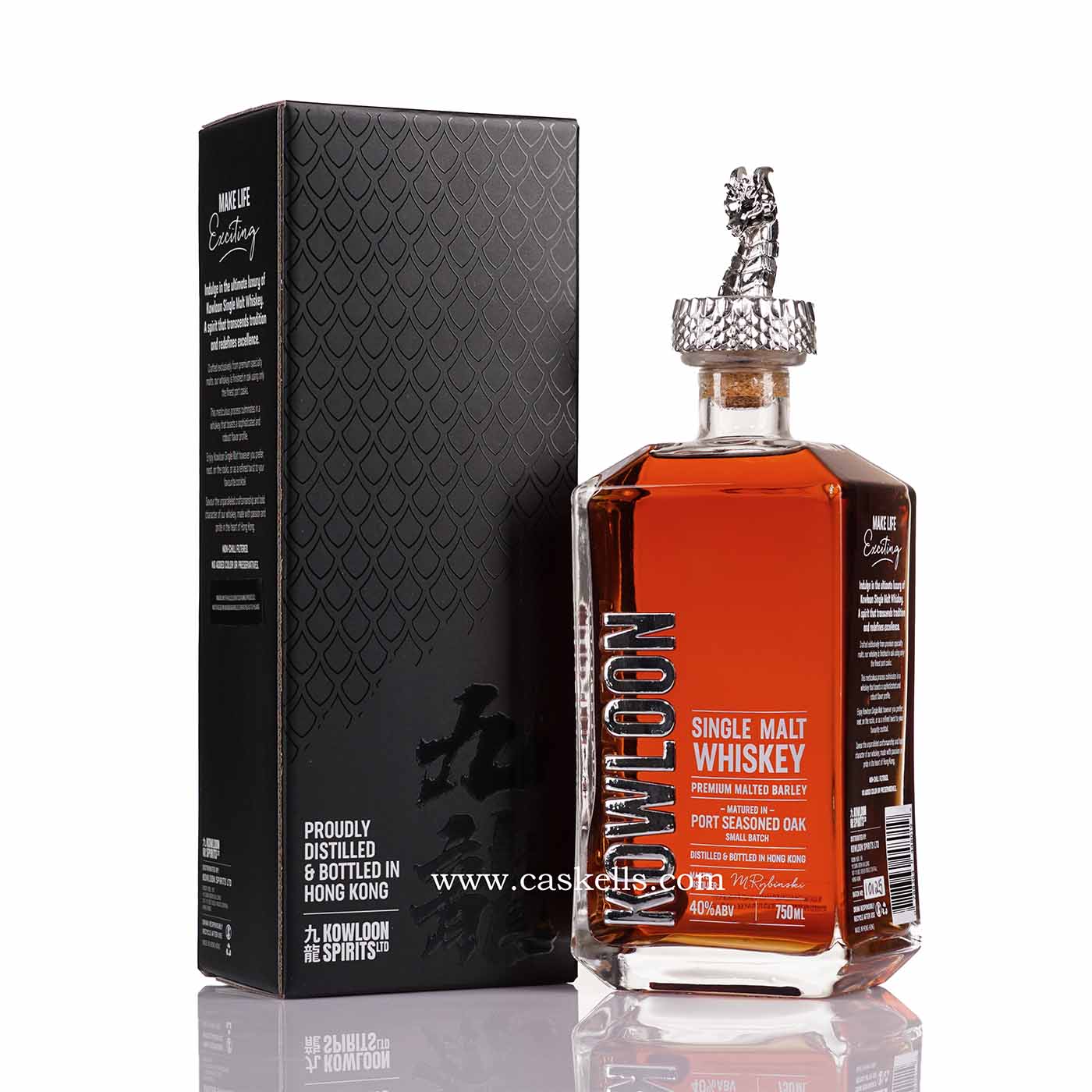 Kowloon Spirits - Single Malt Whiskey, 40%, 750ml