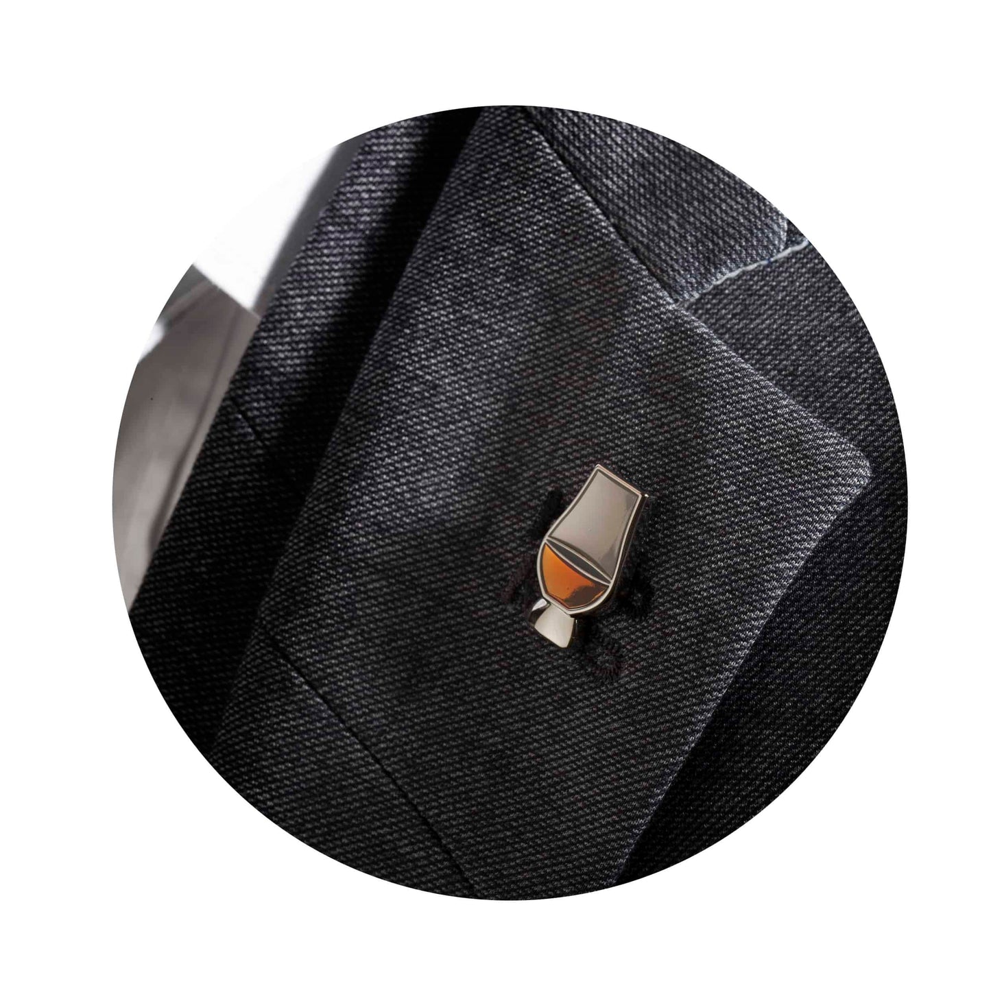 Glencairn - Pin Badge, Glencairn Glass Shape