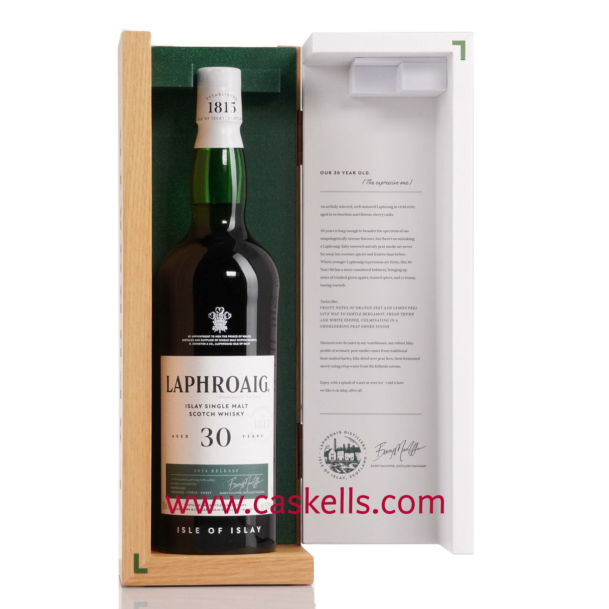 Laphroaig - 30y, 2024 Release, 45.8%,70cl