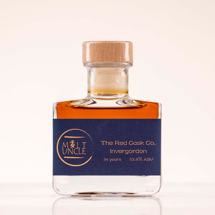 MU - The Red Cask Co., Invergordon 34y 53.8, Single Grain