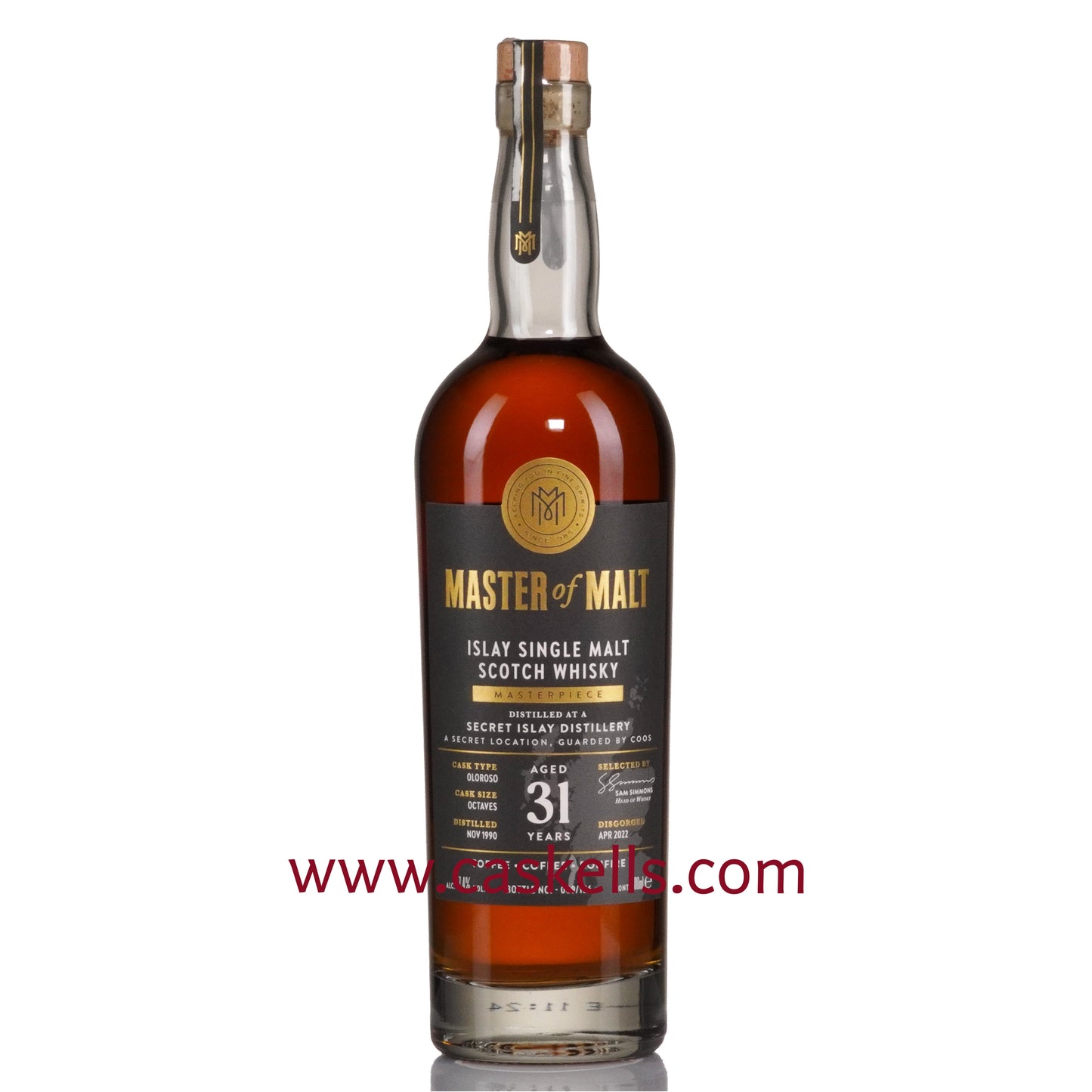 Master of Malt - A Secret Islay Distillery 31y 1990, 47.4%, 70cl, 186B