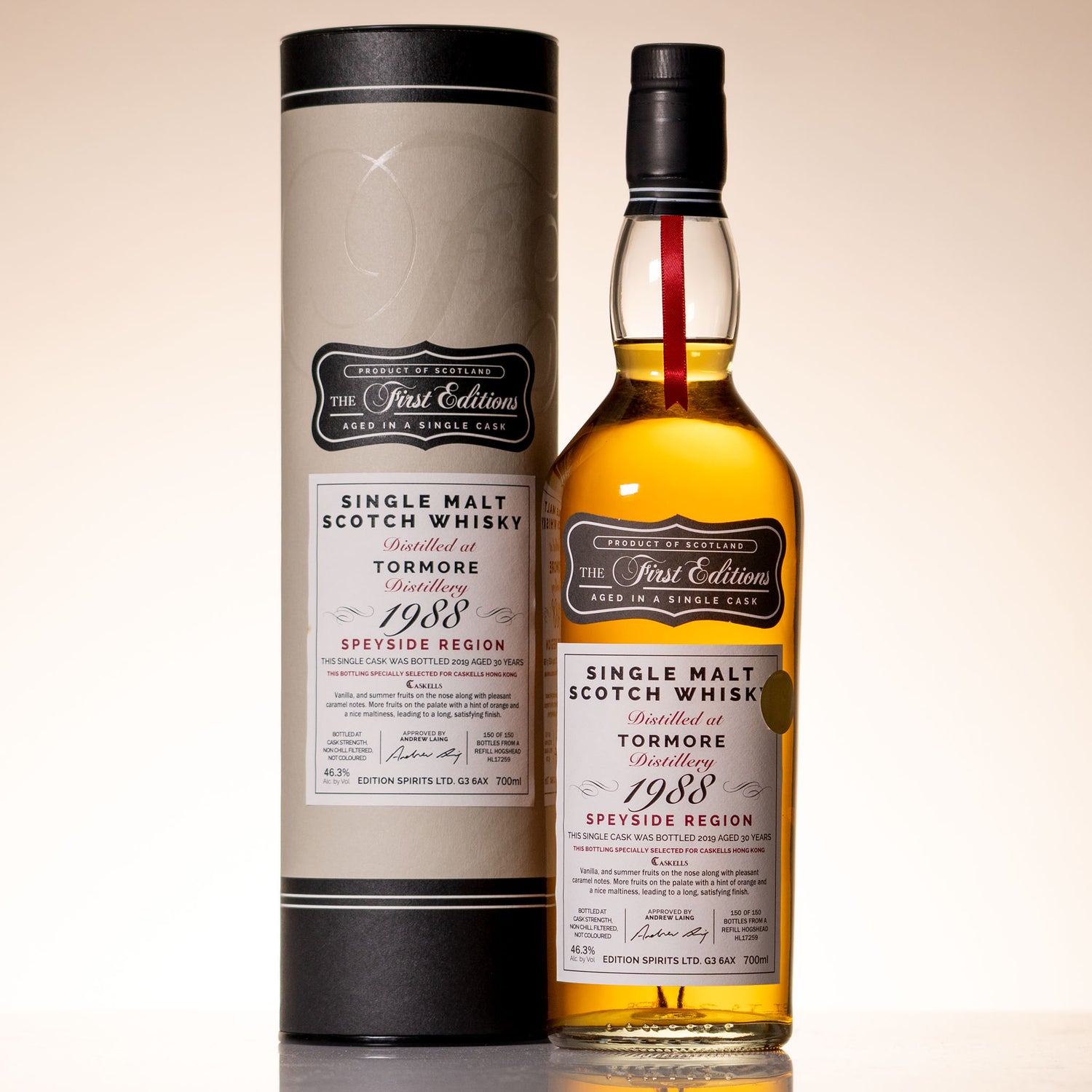 The First Editions - Tormore 30y, 46.3%, 1988, 150b