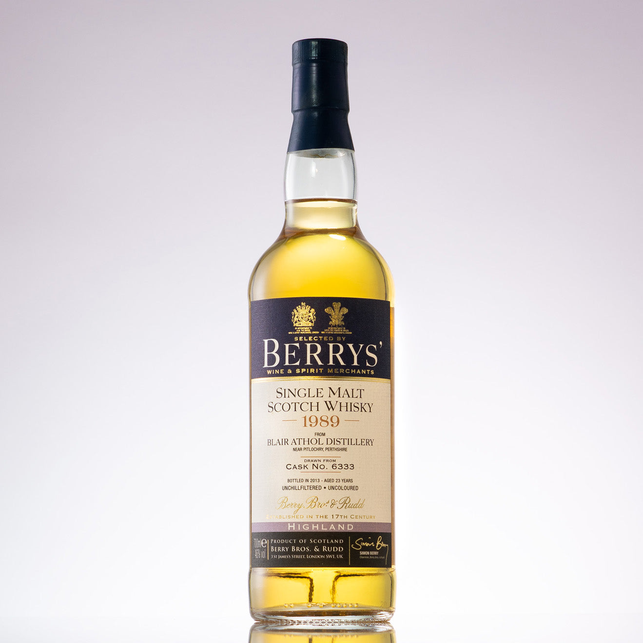 Berry's - Blair Athol 23y, 1989, 46%