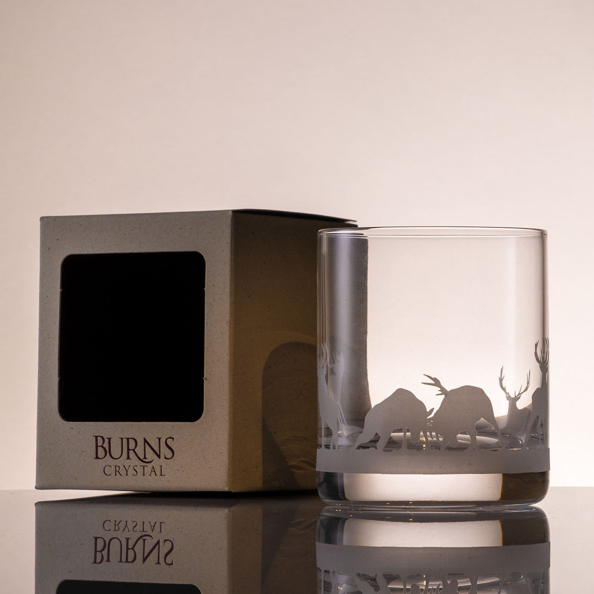 Burns Crystal - Tumbler, Skyline Stags