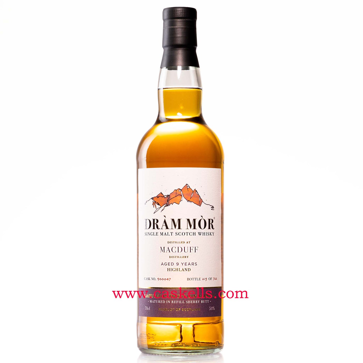 Dram Mor - Single Malt, Macduff 9y, 58%, 722b