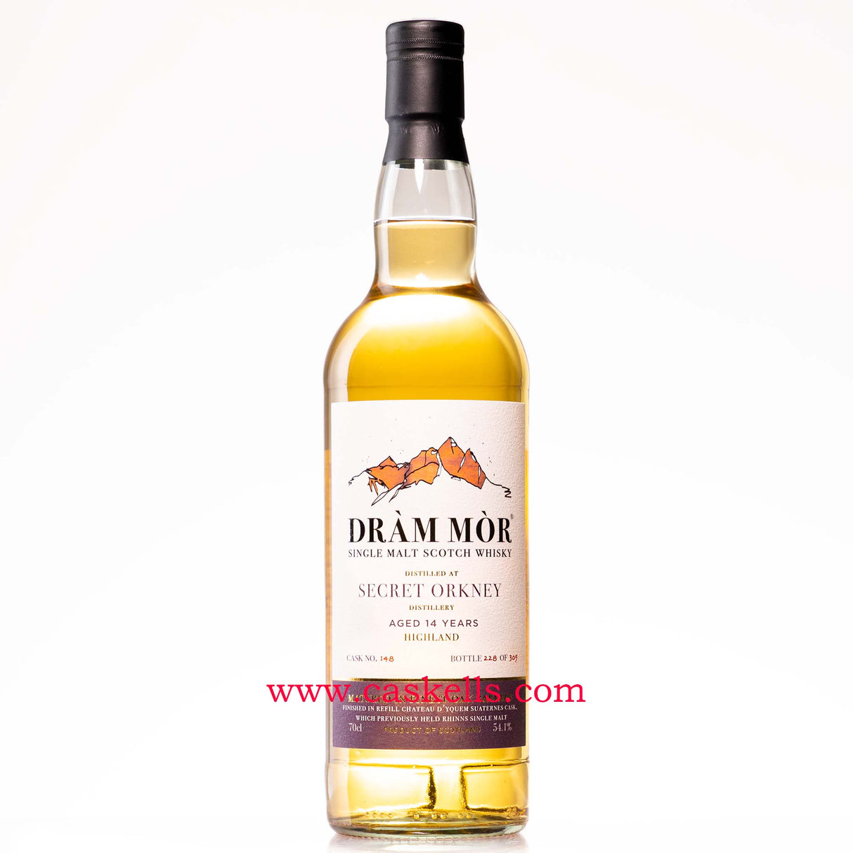 Dram Mor - Single Malt, Secret Orkney (Chateau D'Yquem HHD) 14y, 54.1%, 305b