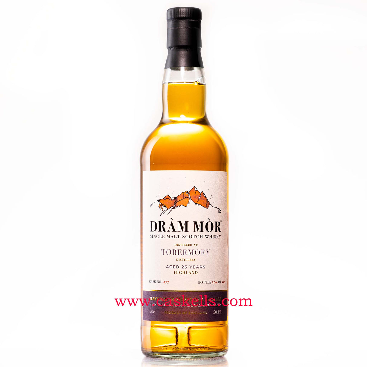 Dram Mor - Tobermory 25y, 50.1%, 218b, Calvados Cask