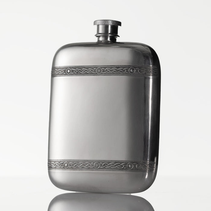 Edwin Blyde - Pocket flask, Celtic Wire, 36176, 6oz