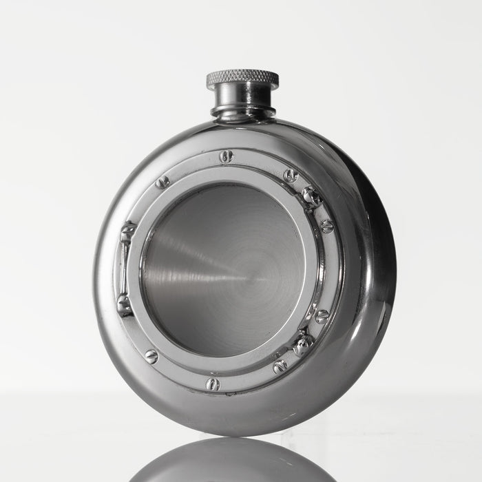 Edwin Blyde - Round Flask, Port Hole, 31176, 6oz