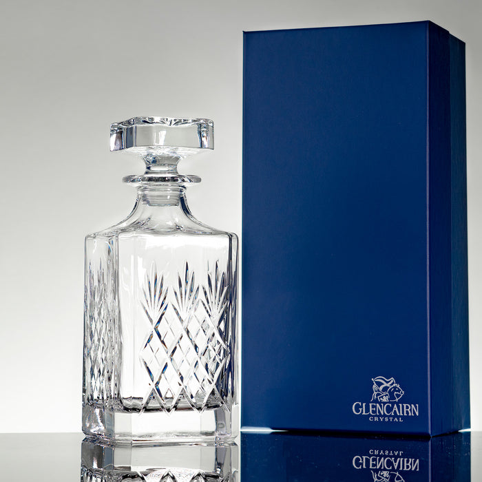 Glencairn - Crystal Decanter, Skye Square with Pres. Box
