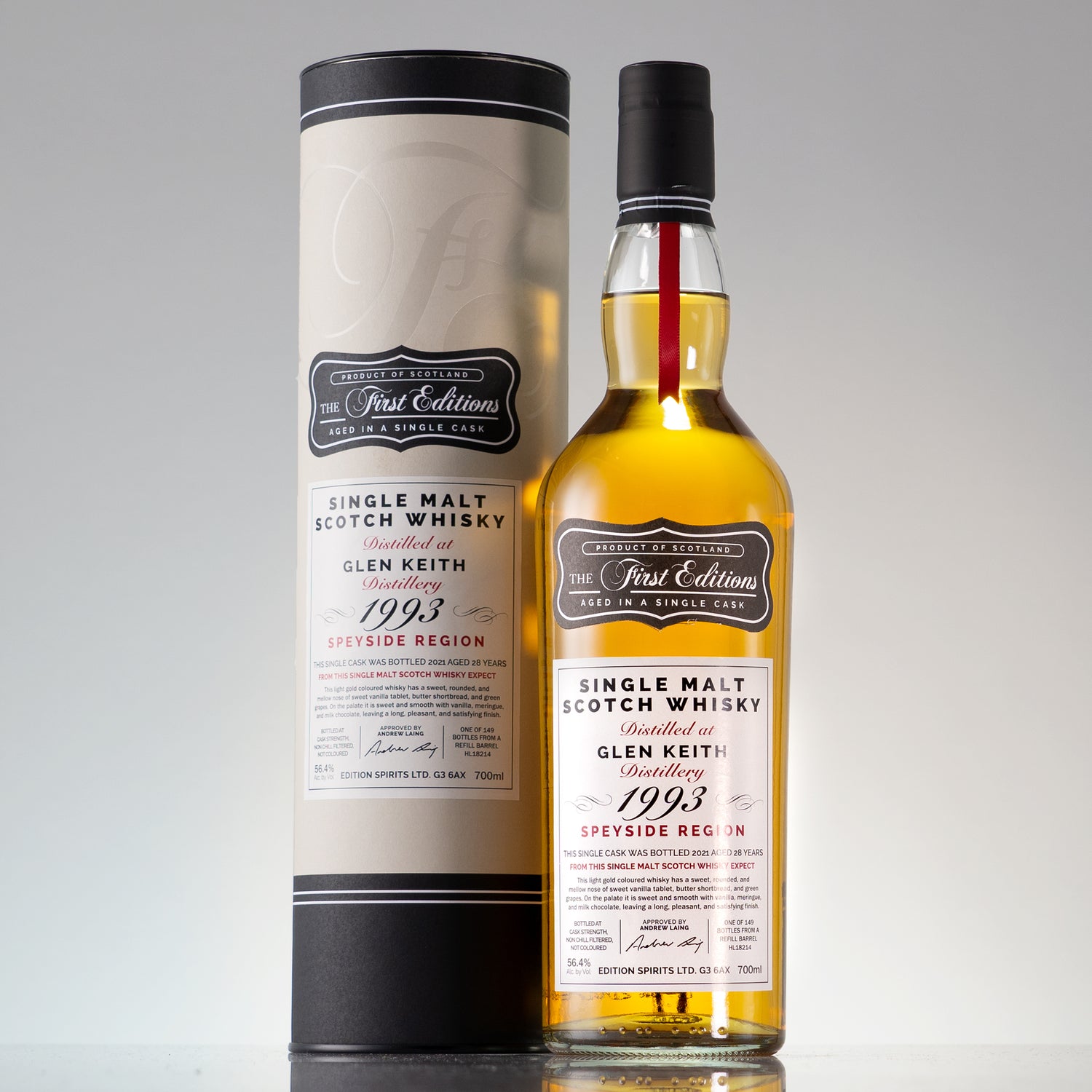 The First Editions - Glen Keith 28y, 1993, 56.4%, 149b