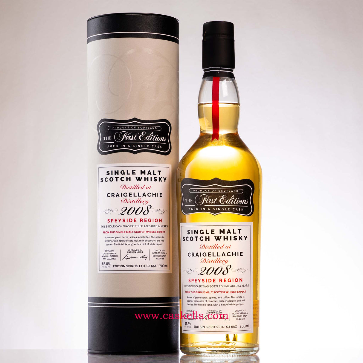 The First Editions - Craigellachie 14y, 2008, 56.8%, 242b