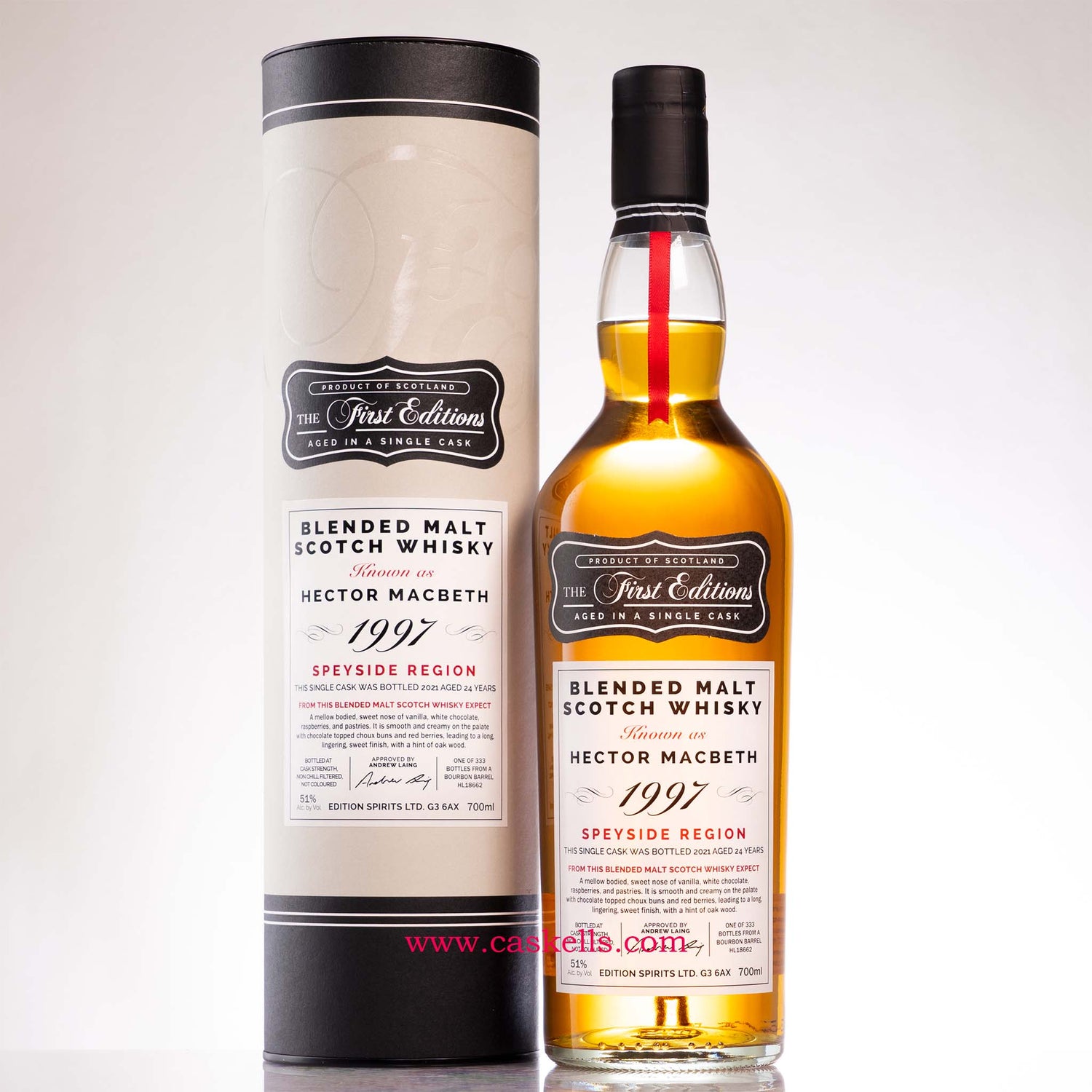 The First Editions - Hector Macbeth 24y, 1997, 51%, 333b