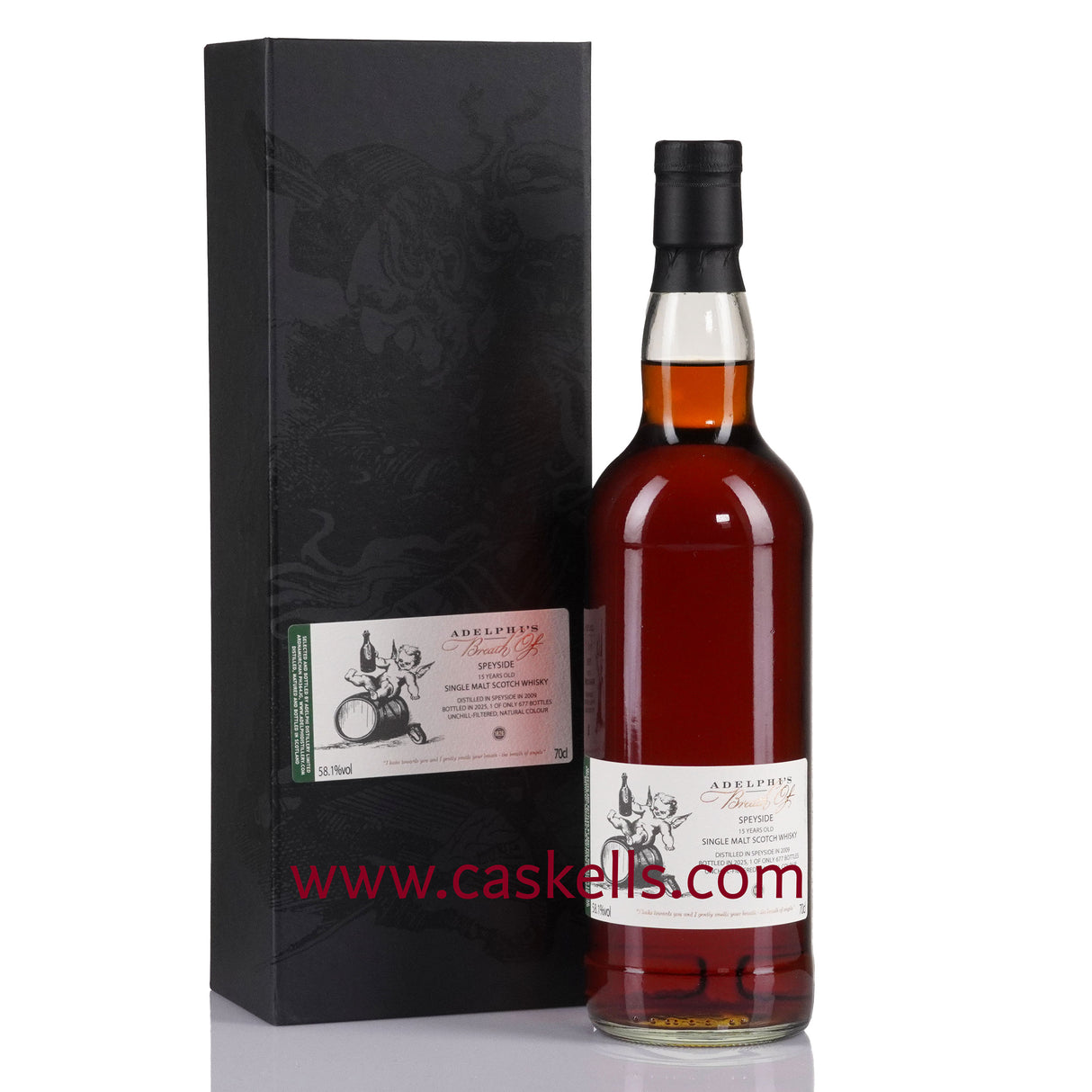 Adelphi's - Breath of Speyside 15y (Fully Matured in 1st Fill Oloroso Butt), 2009, 58.1%, 677b