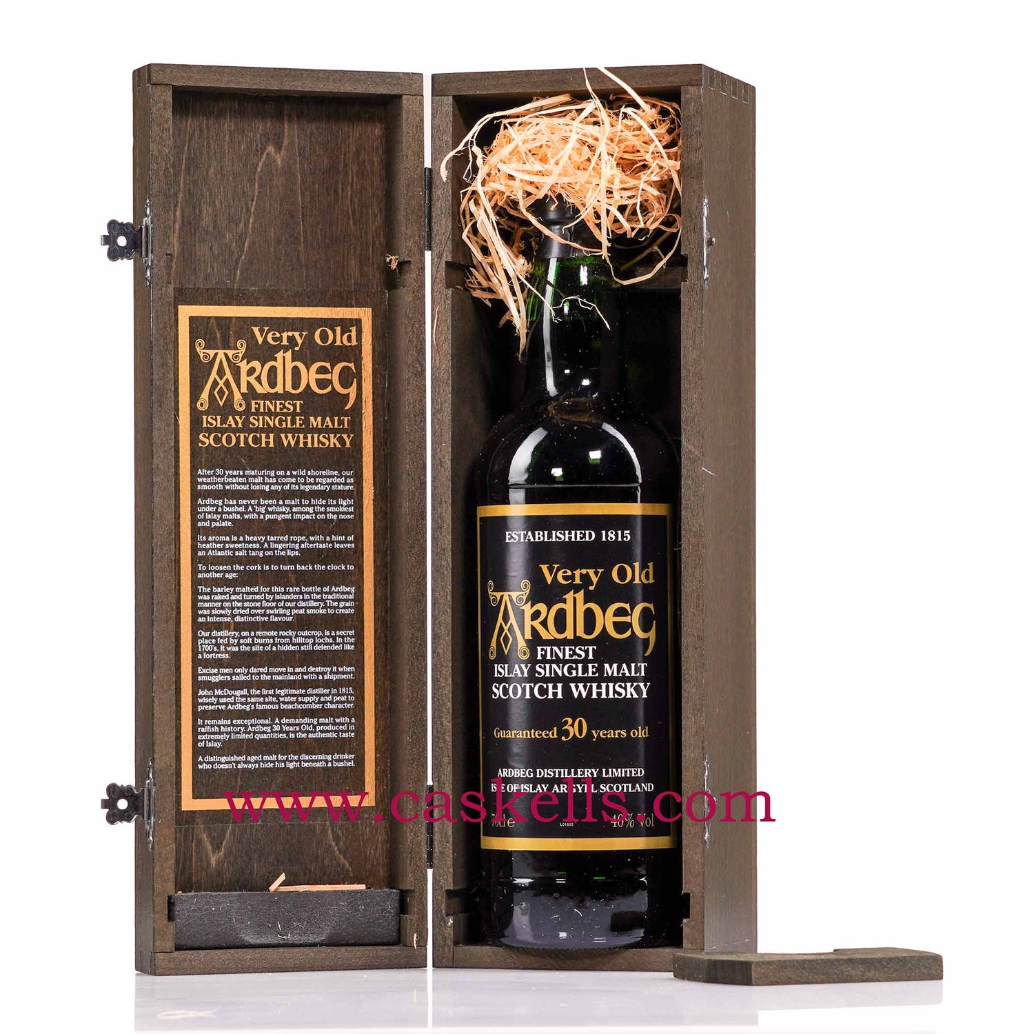 Ardbeg - 30y, "Very Old", 40% Abv, peated Islay single malt scotch whisky