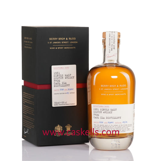 Berry's - Exceptional Casks, Caol lla 33y, 1981, 46%