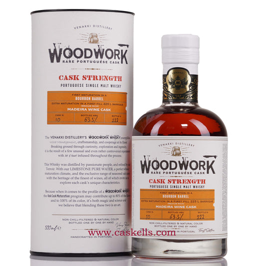 Venakki Woodwork - Portuguese Single Malt, Matured in Madeira Medium Rich Cask N.10, 63.5%