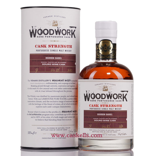 Venakki Woodwork - Portuguese Single Malt, Matured in Douro Wine STR Cask N.9, 64.8%