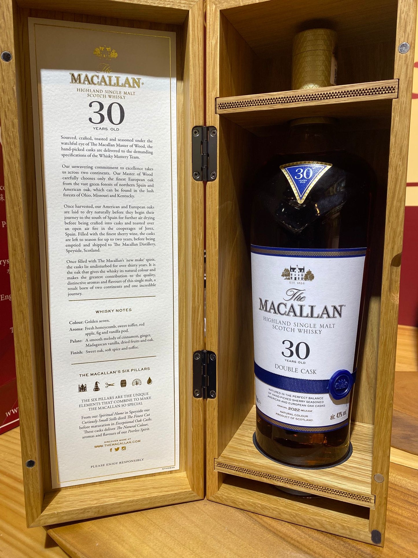 Macallan - Double Cask, 30y, 2022 Release, 43%