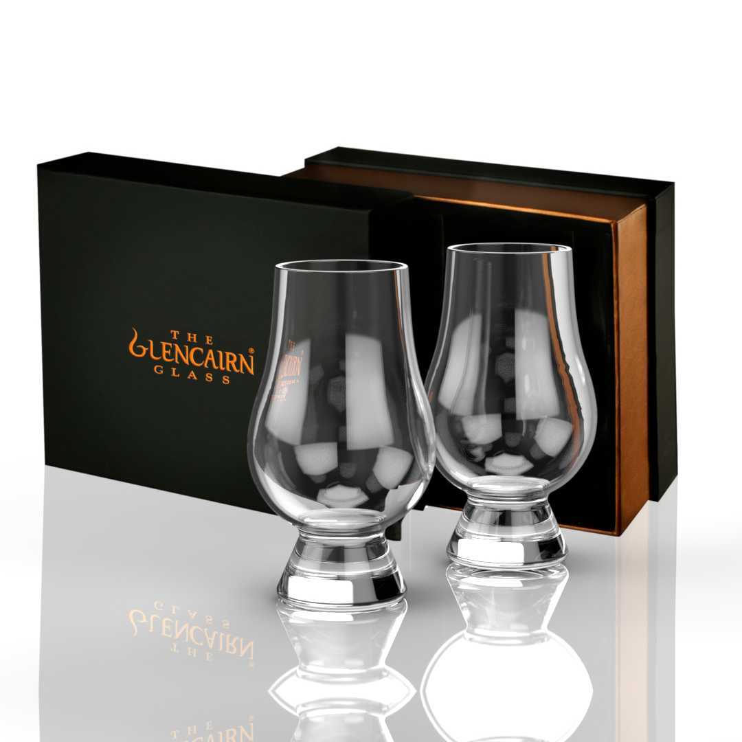 Glencairn - The Glencairn Whisky Nosing Glass (Standard) x2, with Black Pres Box.