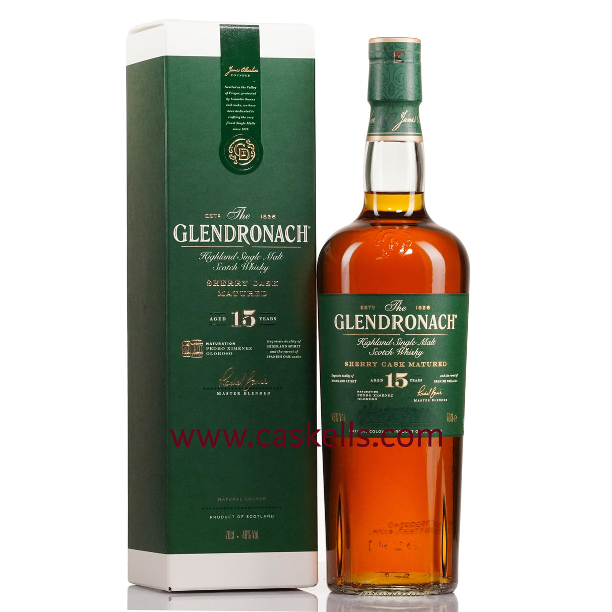 GlenDronach - Sherry cask matured 15y, 46%