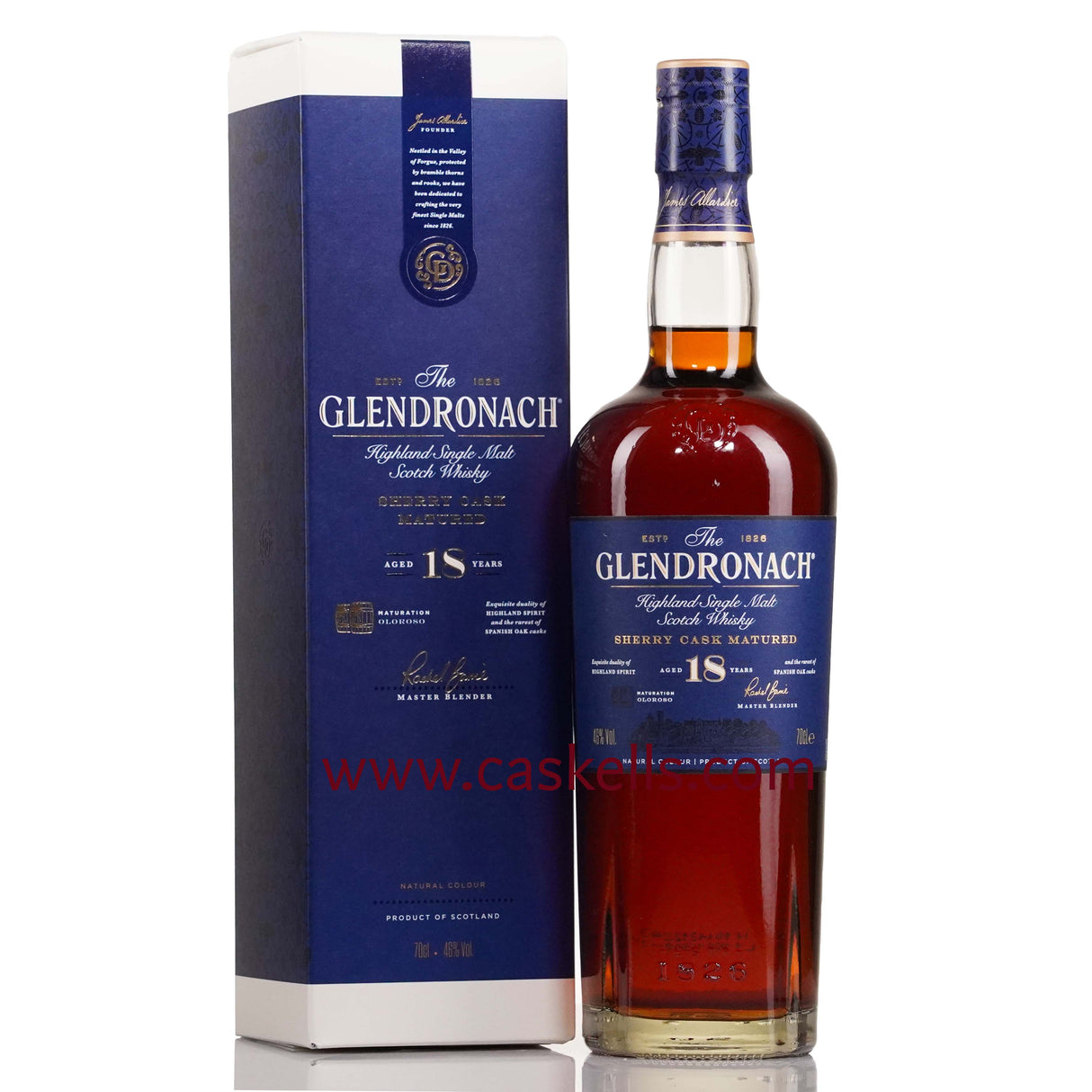 GlenDronach - Sherry cask matured, 18y, 46%