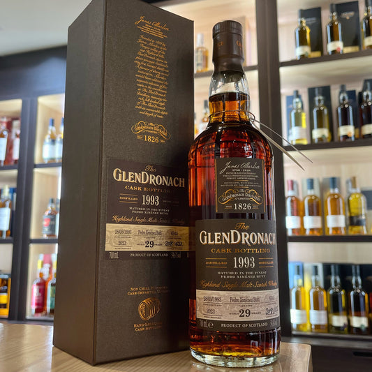 GlenDronach - 1993 Cask#6345, PX Butt, 29y, 54.6%, 622B
