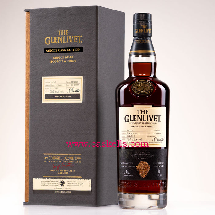 Glenlivet - 16y, 60.6%, 618b, 1st Fill Sherry Butt , Bottled in 2019