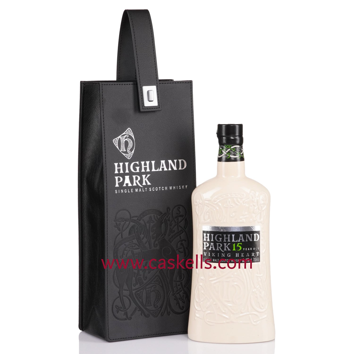 Highland Park - 15y, 44%, Viking Heart, with Leather Bag