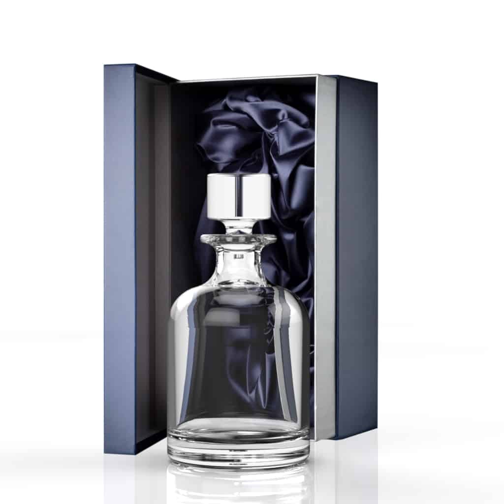 Glencairn - Crystal Decanter, Iona Round with Pres. Box