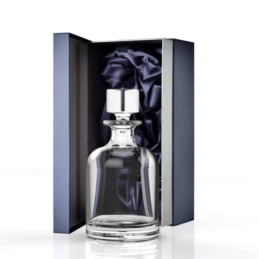 Glencairn - Crystal Decanter, Iona Round with Pres. Box