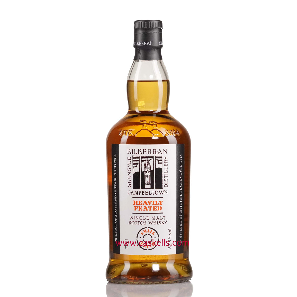 Kilkerran - "Heavily Peated" Batch 11, 57.9%, 70cl