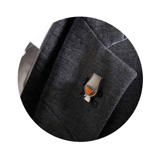 Glencairn - Pin Badge, Glencairn Glass Shape