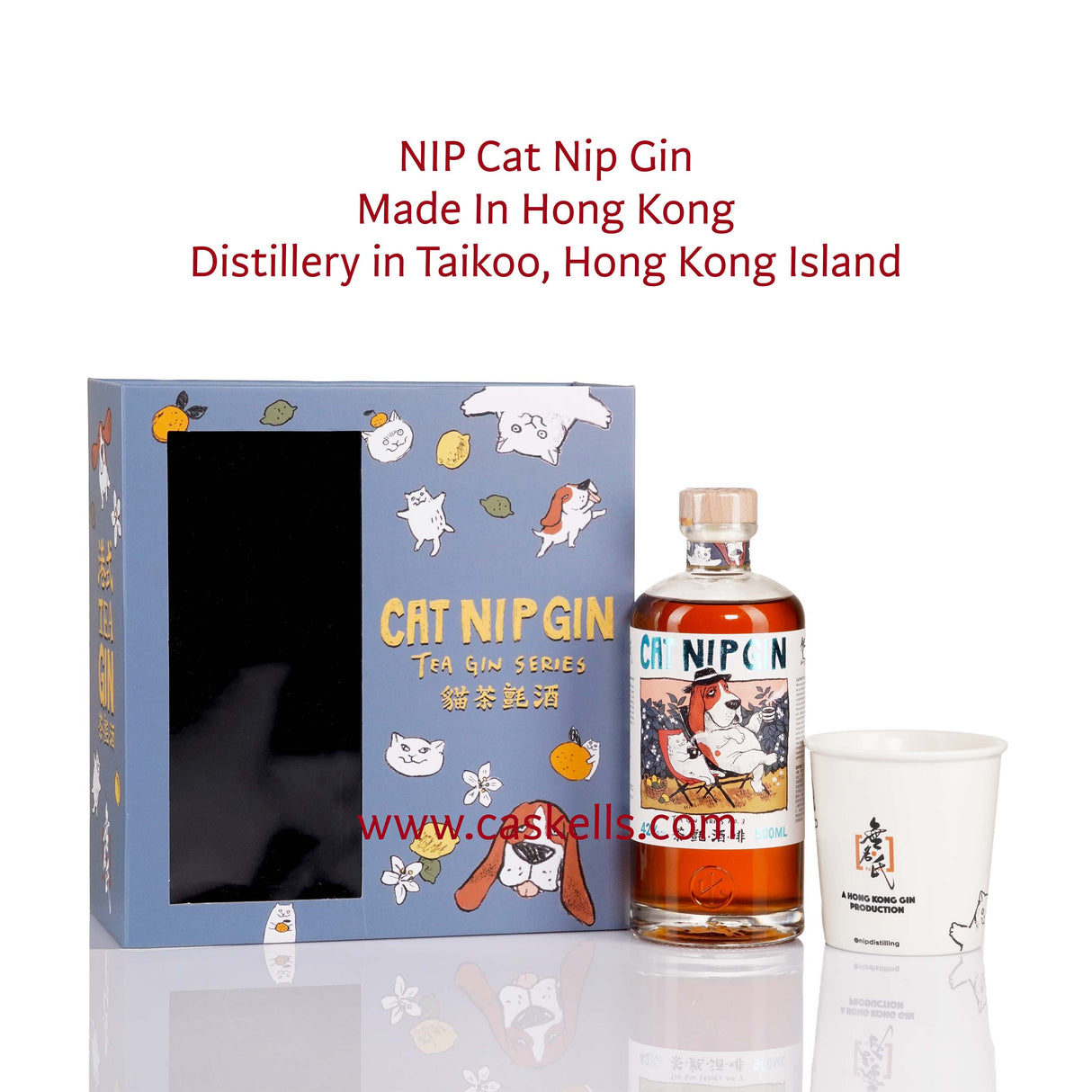 NIP - Catnip Tea Gin Series no. 3, 42%, mug gift set with box