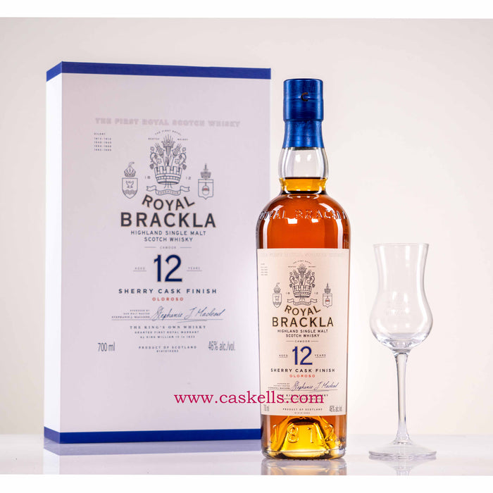 Royal Brackla - 12y, 46%, Nosing Glass Gift Box Set