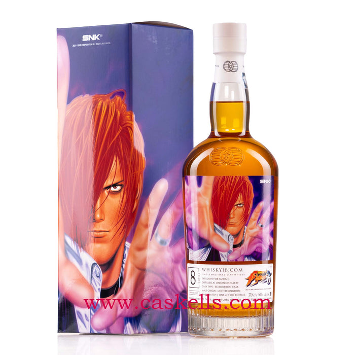 Drunken Master - SNK, Limited Edition, Union Distillery, IORI YAGAMI 8y, 58%, Un-Peated (Part of 3 bot set)