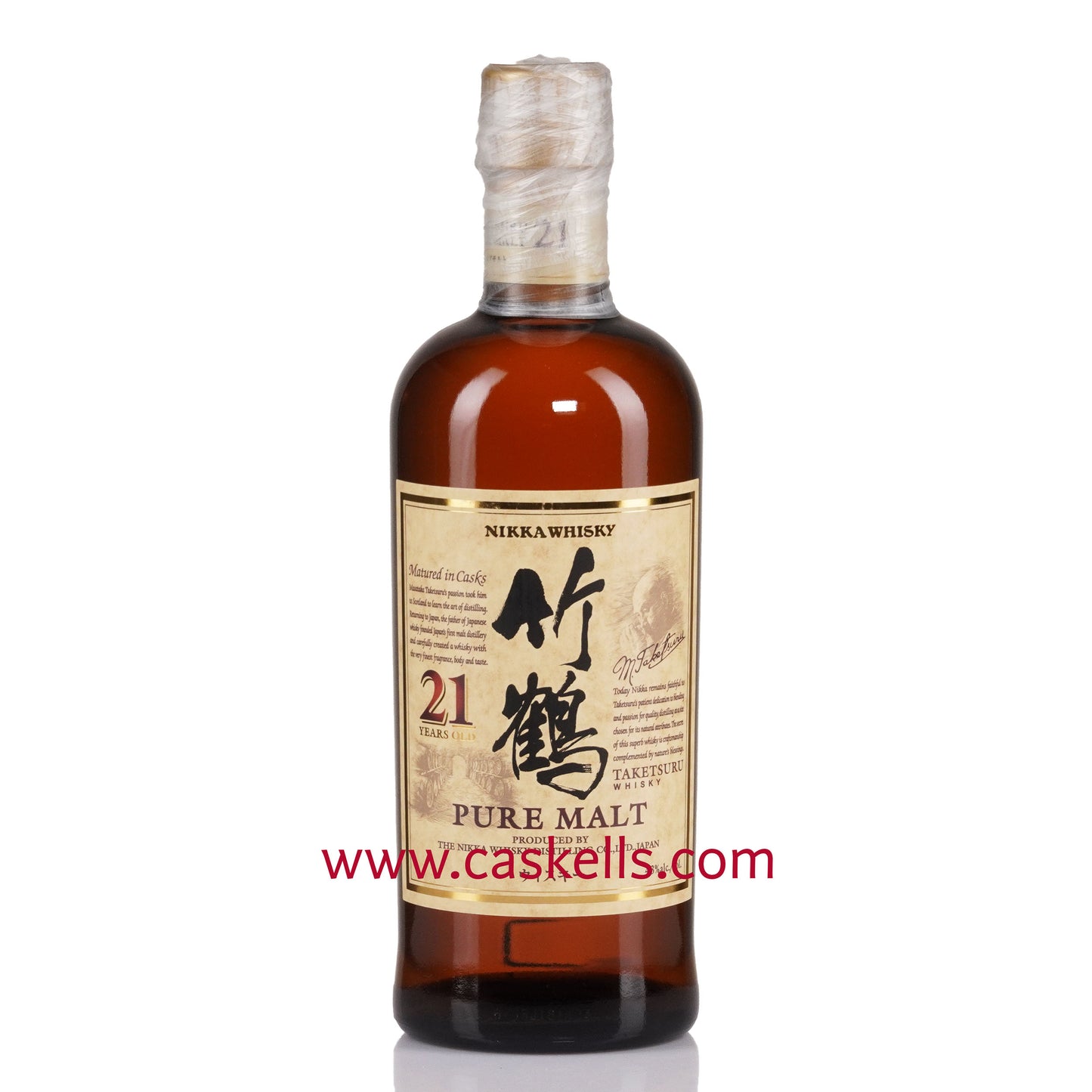 Taketsuru - 竹鶴  Pure Malt Whisky 21YO, 43%, 70cl