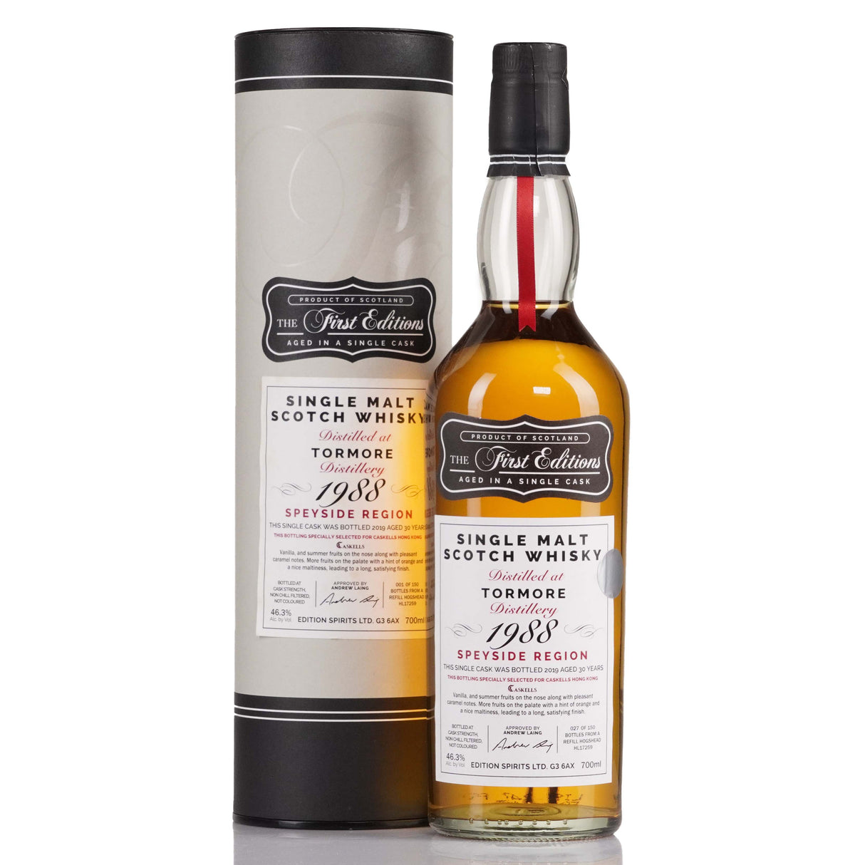 The First Editions - Tormore 30y, 46.3%, 1988, 150b