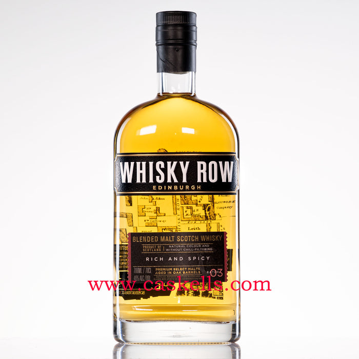 Whisky Row - Blended Malt Scotch, Rich & Spicy, 46%