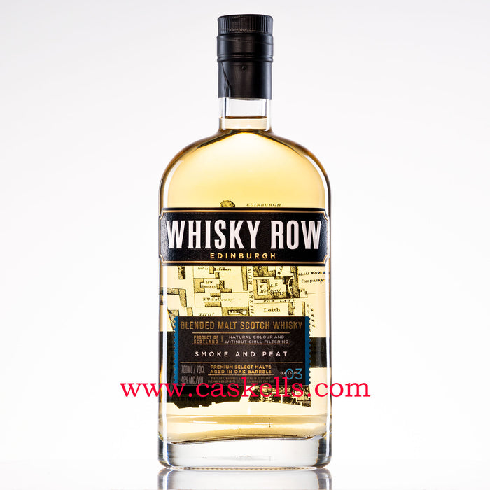 Whisky Row - Blended Malt Scotch, Smoke & Peat, 46%